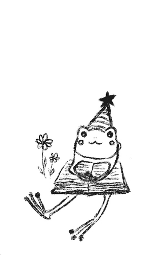 frog reads