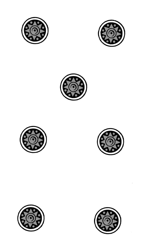 Sette di denari / Seven of coins