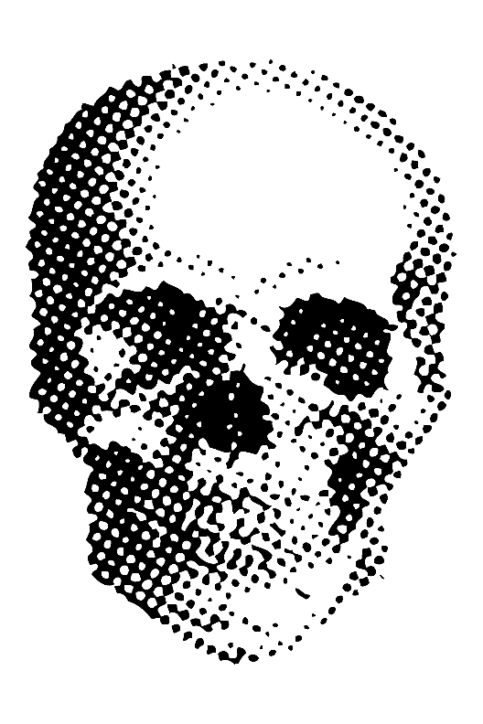 Skull Halftone