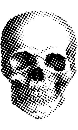 Skull Halftone