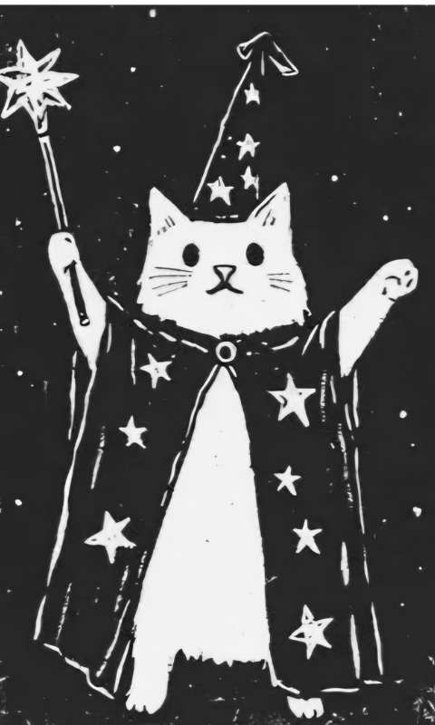 cat wizard