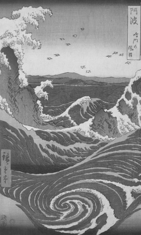 Naruto Whirlpool - Utagawa Hiroshige