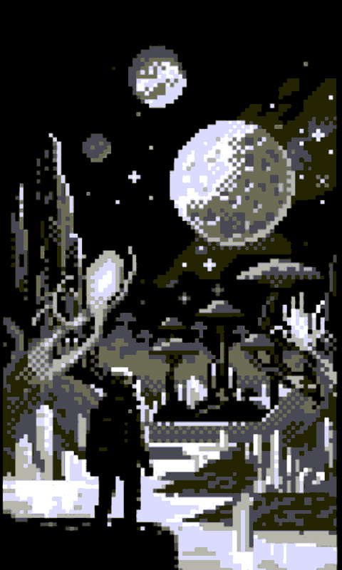 Pico 8 style Planet