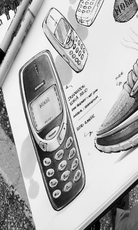 Nokia 3310 sketch