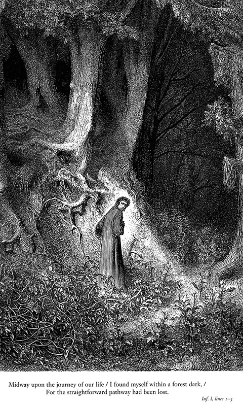 Dore - Dante in the Woods
