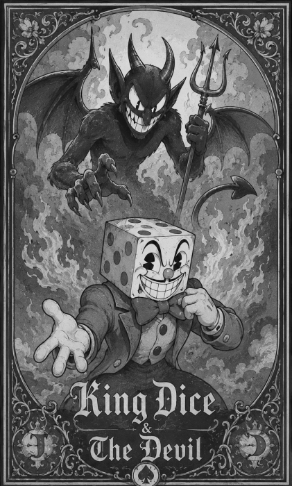 King dice and devil