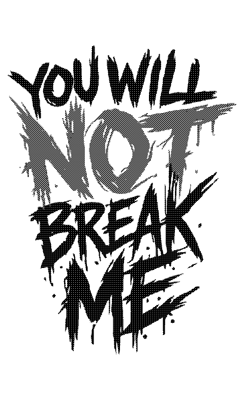 You Will Not Break Me
