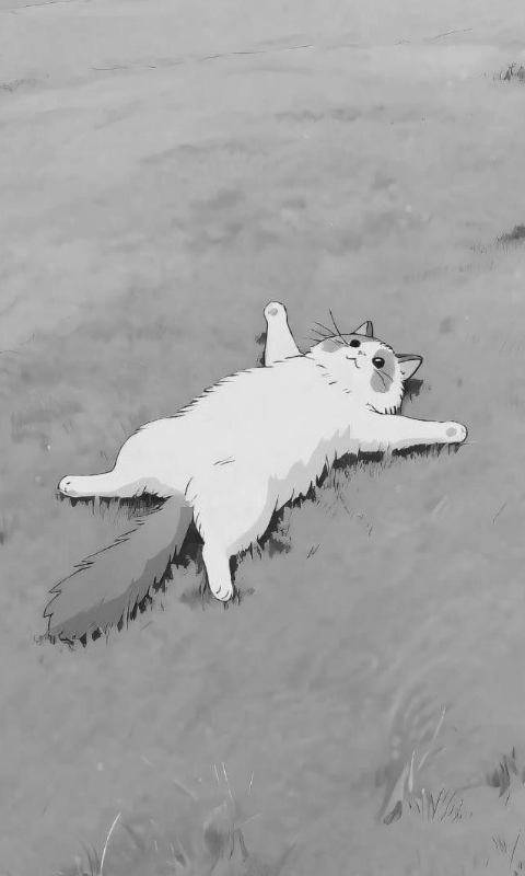 Cat watching clouds