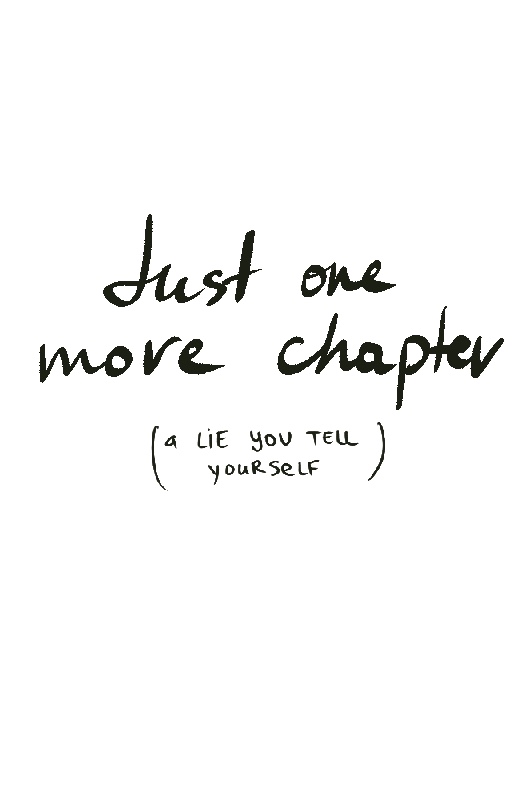 just one more chapter lie