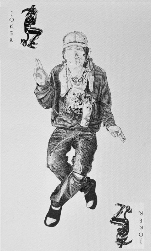 Bladee Joker Card