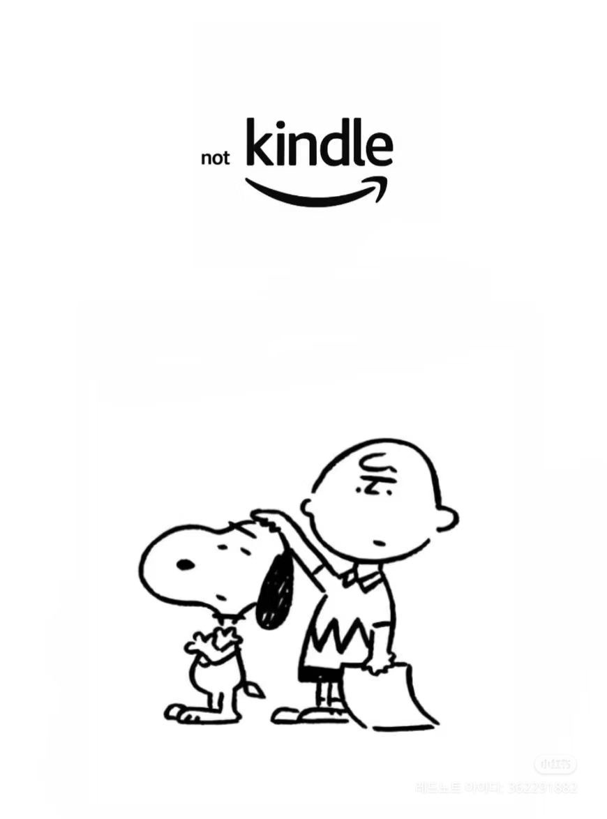 not kindle (Charlie Brown & Snoopy)