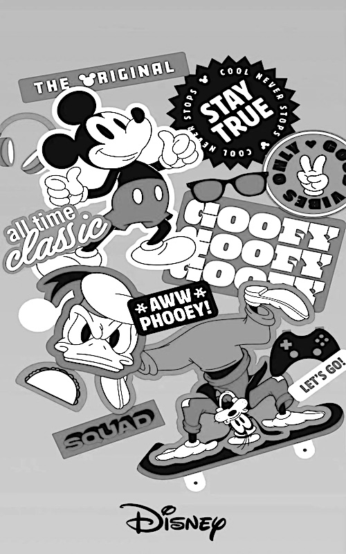 micky & daffy collage